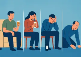 Стадії розвитку алкогольної залежності: від першого келиха до автономної потреби